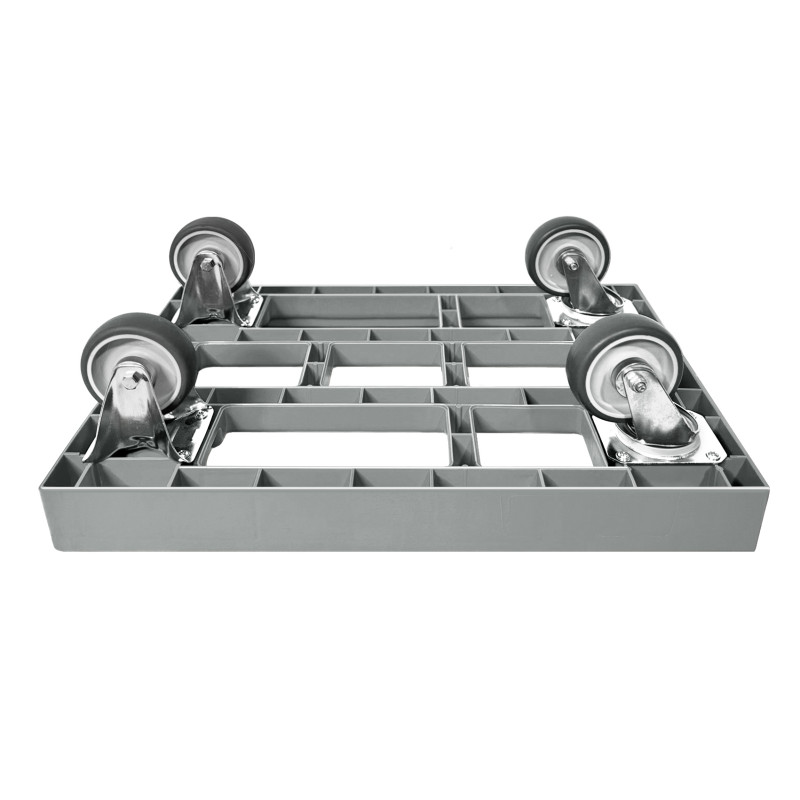 KISTENROLLER EASY 600x400 RAL 7037 grau
